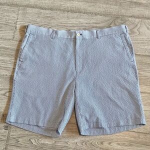 Peter Millar Featherweight Seersucker Shorts - Navy Blue - EB91 - Size 4…